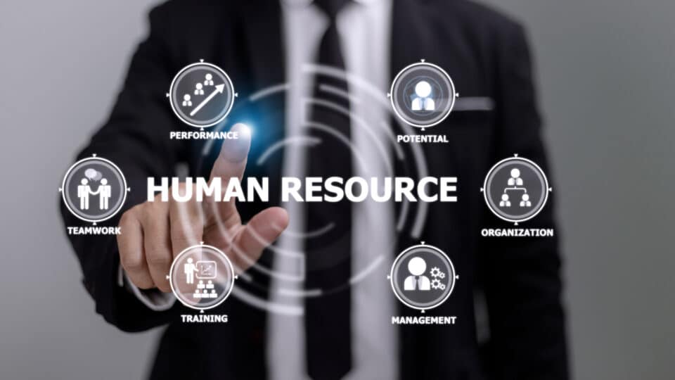 Human Resources HR management Recruitment Employment Headhunting Concept